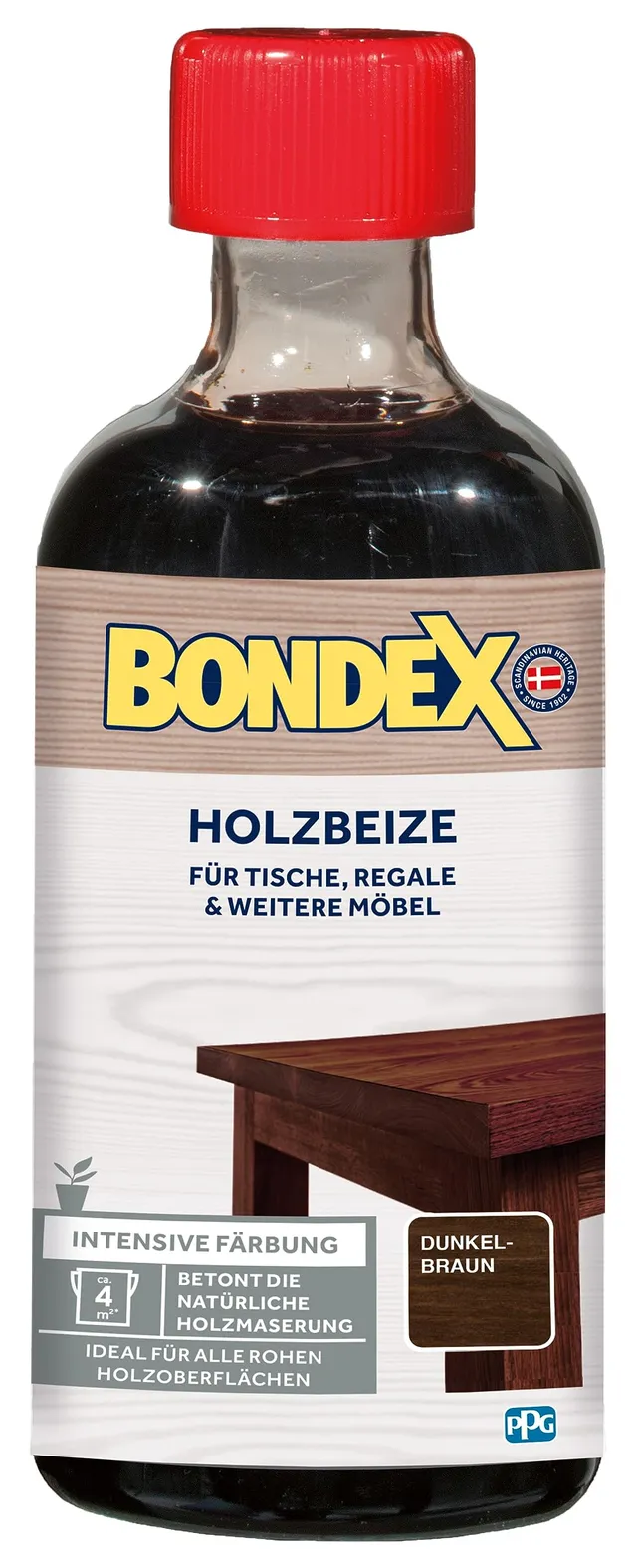 bondex-vorbehandlung-holzbeize-dunkelbraun-0-25-l-seidenmatt image 1