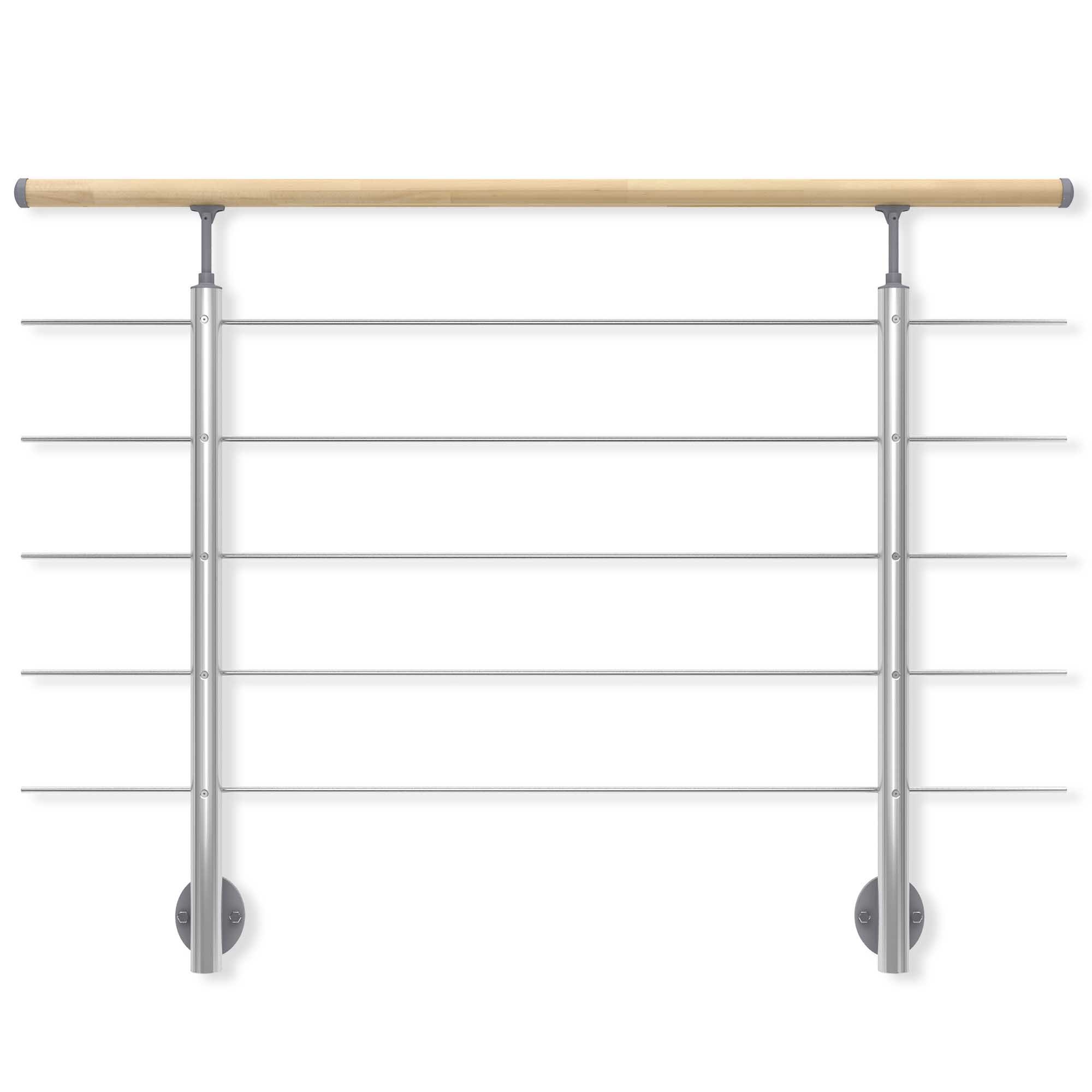 dolle-alu-fix-gel-nder-150-cm-aluminium-eiche-seitlich image 7