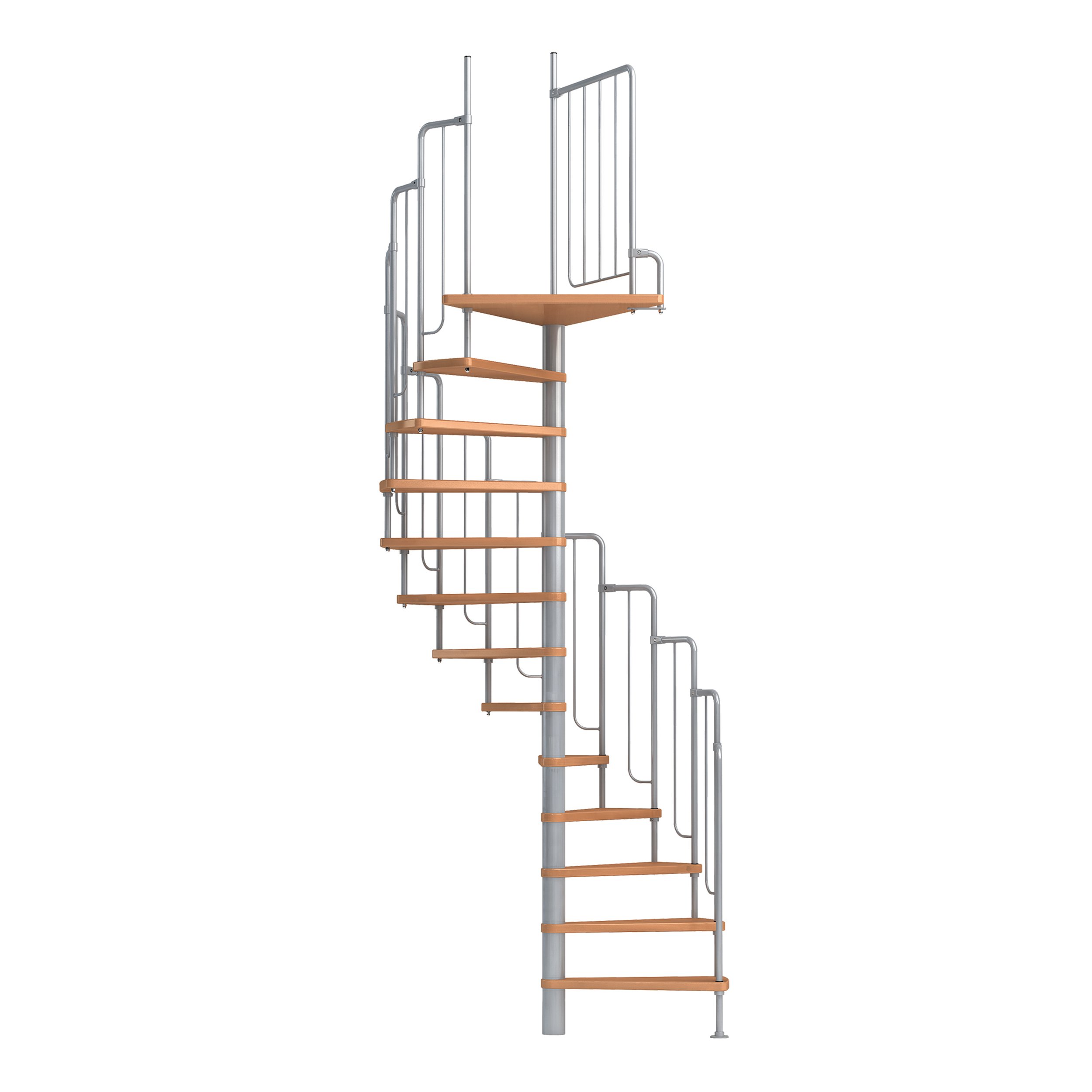 dolle-barcelona-spindeltreppe-wei-buche-138-cm-bausatz image 8