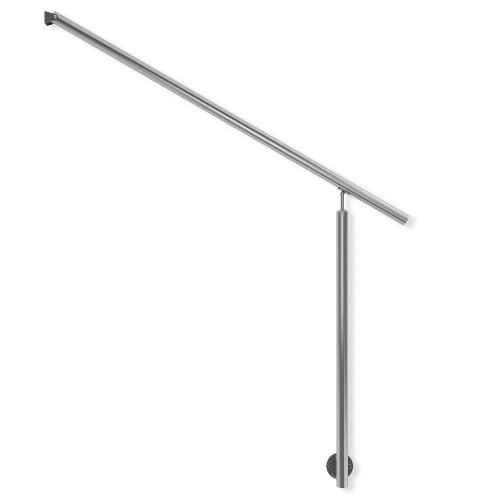 dolle-alu-fix-edelstahlgel-nder-150-cm-seitlich-1-pfosten image 1