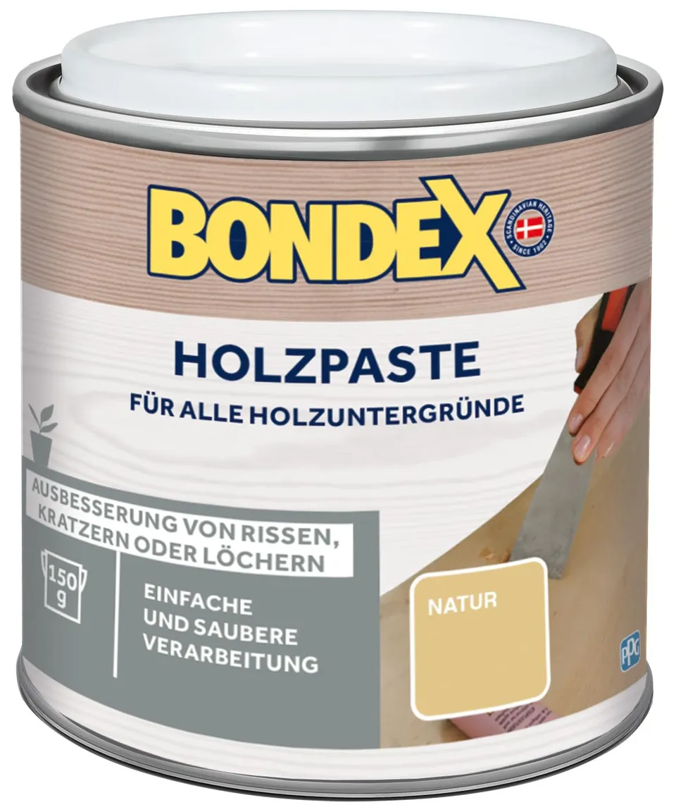 bondex-paste-holzspachtel-reparatur-risse-l-cher-berlackierbar image 1