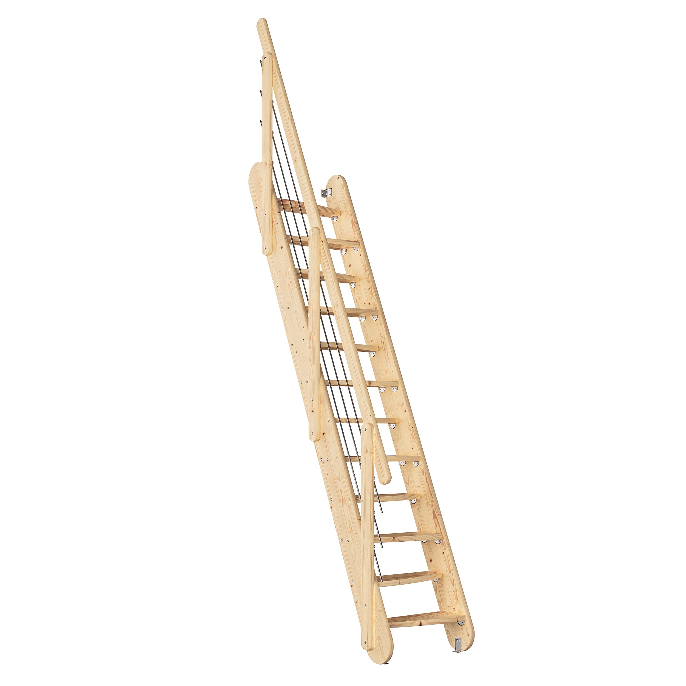 dolle-bern-raumspartreppe-fichte-250-285-cm-unbehandelt image 1