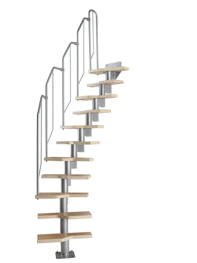 dolle-berlin-treppe-innen-buche-58cm-222-276cm-mit-gel-nder image 1