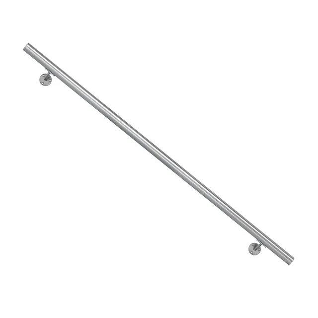 dolle-alu-fix-handlauf-aluminium-150-cm-mit-halterung image 1