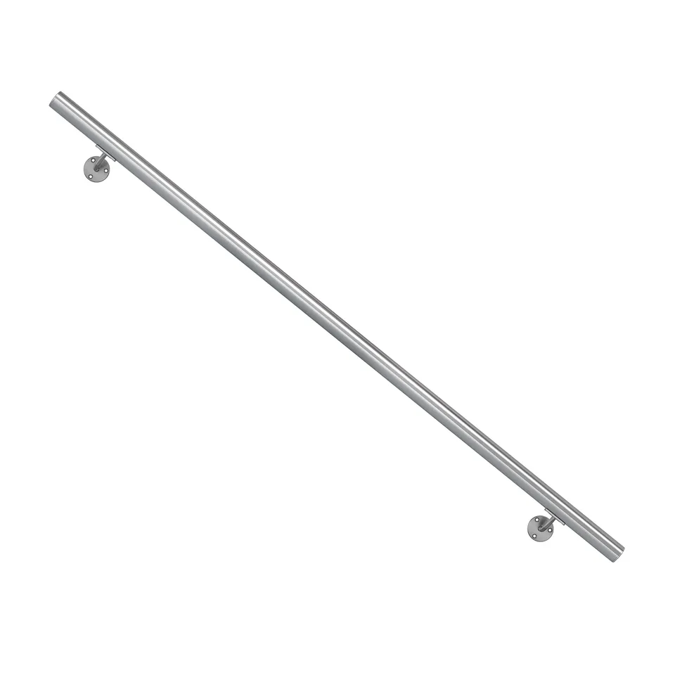 dolle-alu-fix-handlauf-aluminium-150-cm-mit-halterung image 1
