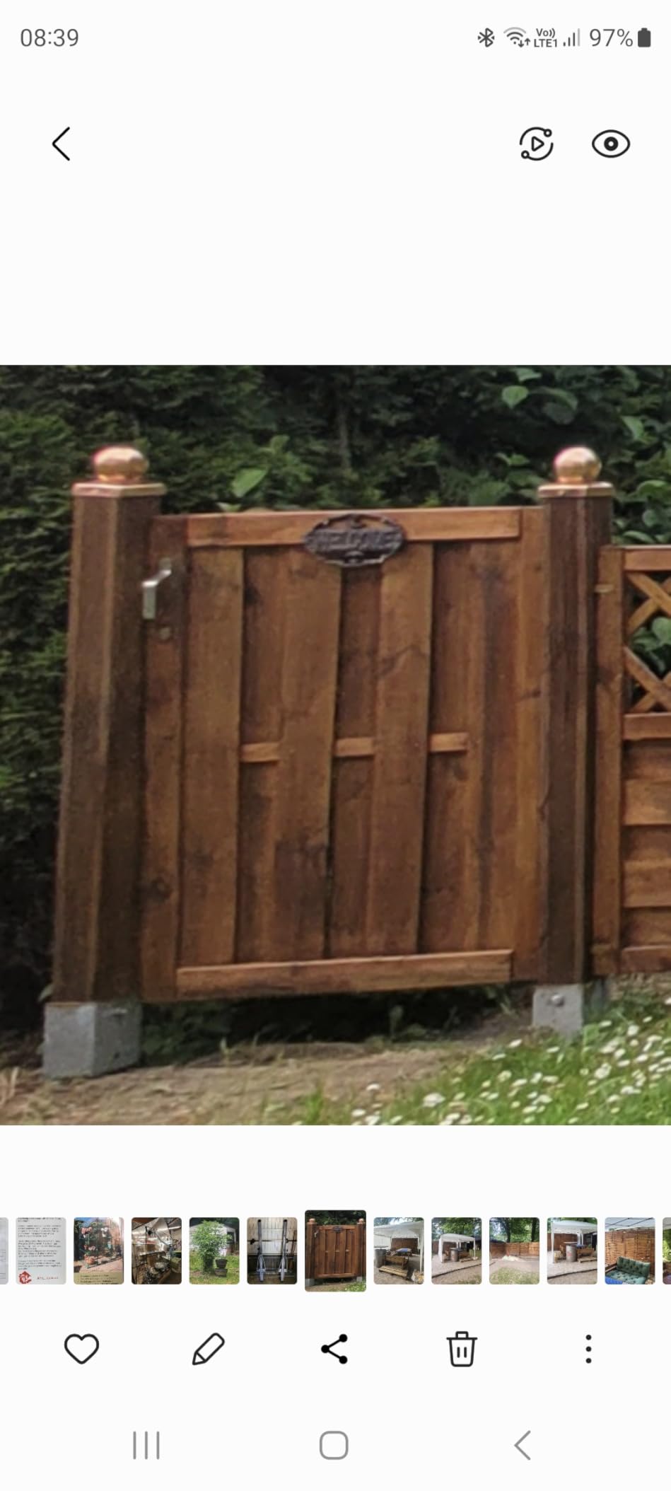 Tolle Teakfarbe