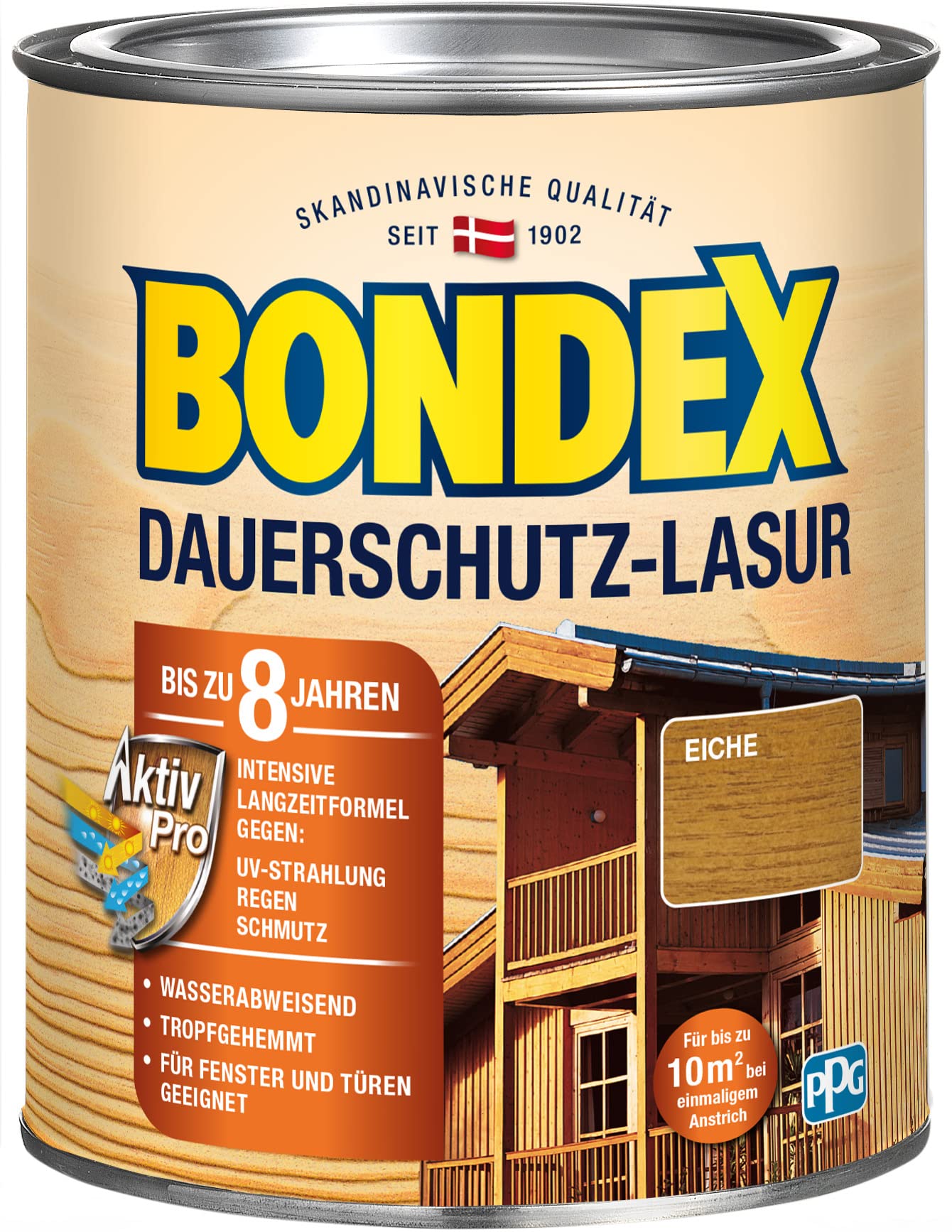 bondex-dauerschutz-lasur-eiche-0-75-l-uv-schutz-aussen image 1