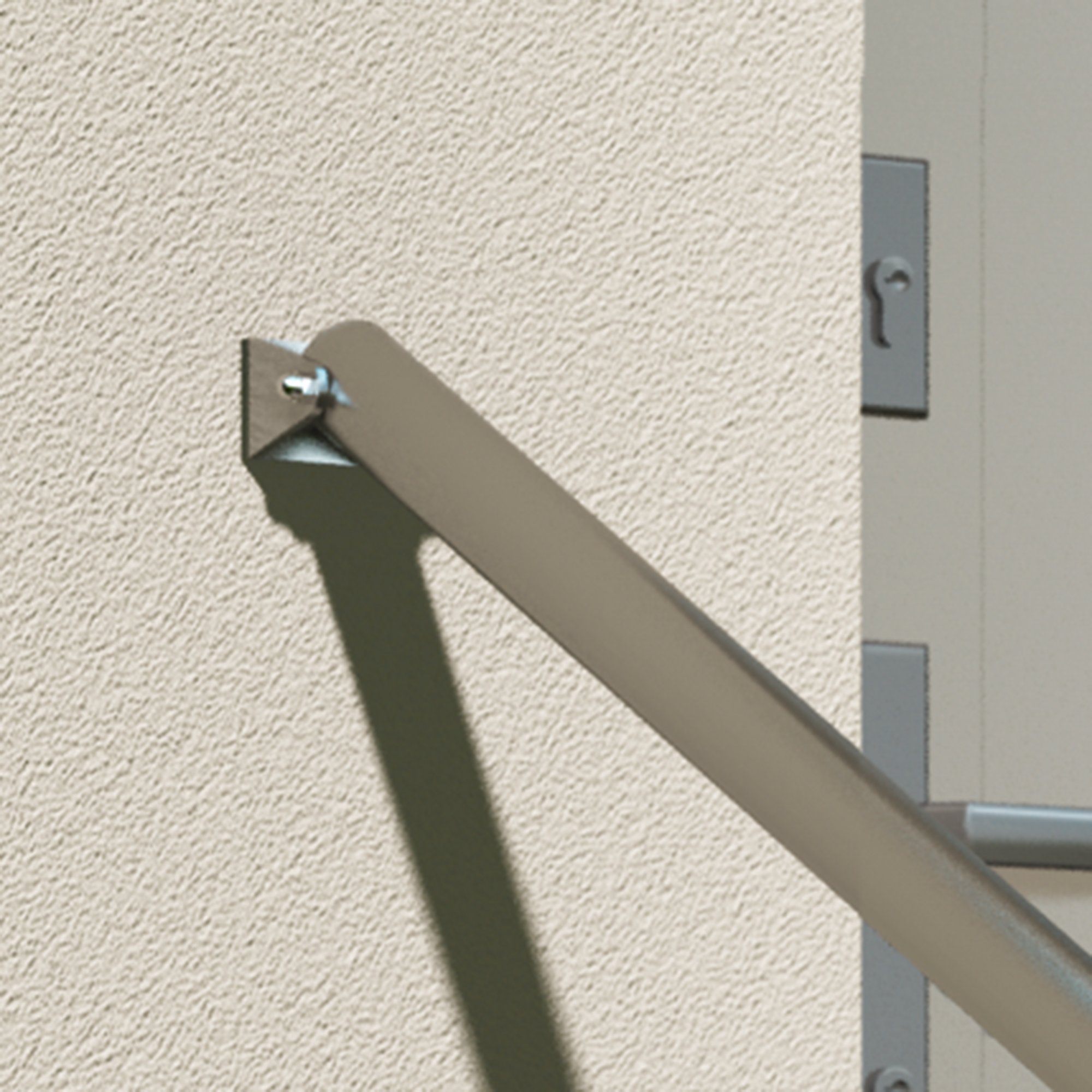 dolle-alu-fix-edelstahlgel-nder-150-cm-seitlich-1-pfosten image 5