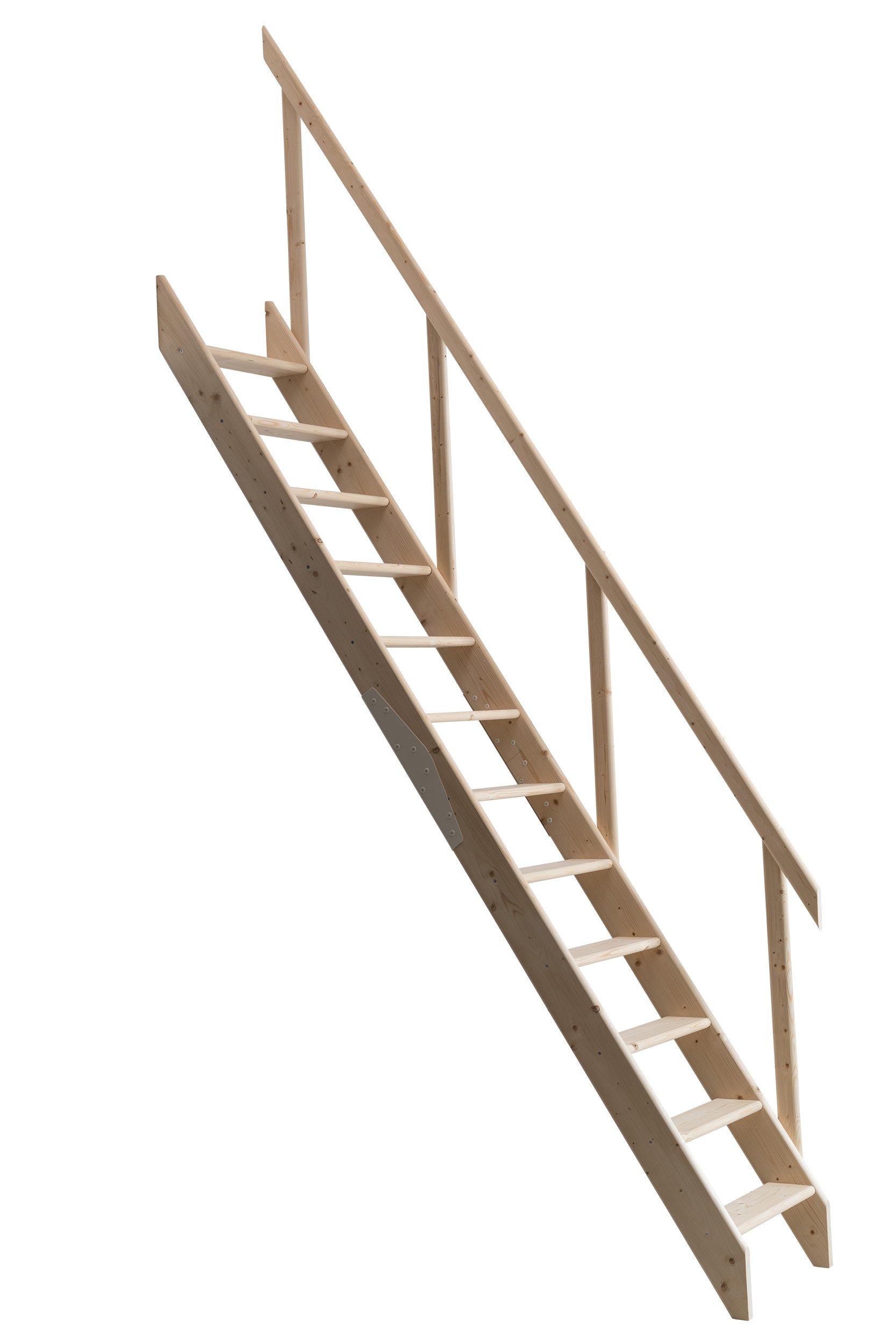 dolle-basel-raumspartreppe-fichte-283-5-cm-mit-handlauf image 5