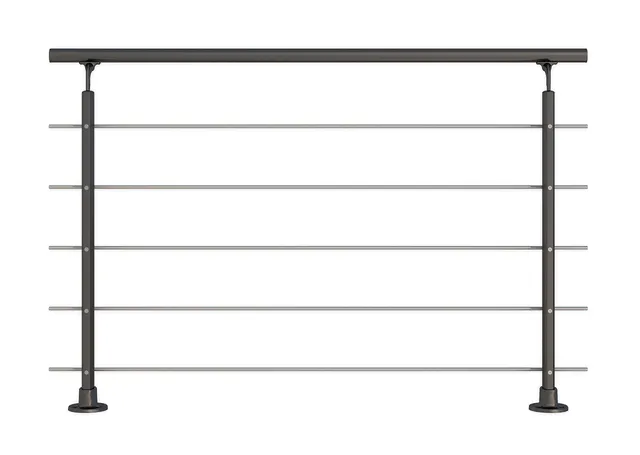 dolle-alu-fix-gel-nder-set-anthrazit-150-cm-aufgesetzte-montage image 1