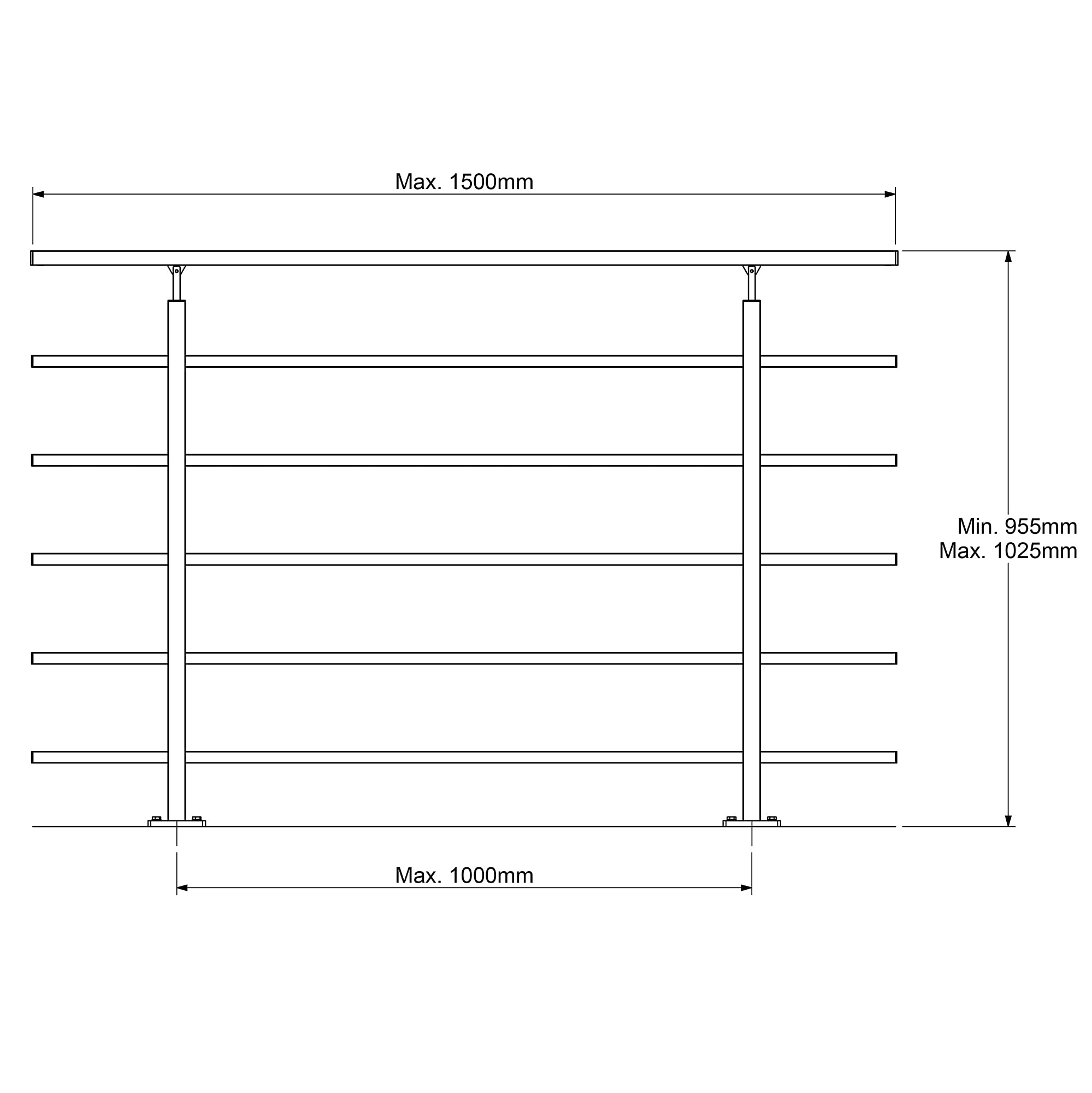 dolle-alu-fix-br-stungsgel-nder-150-cm-aufgesetzt-eckig image 3
