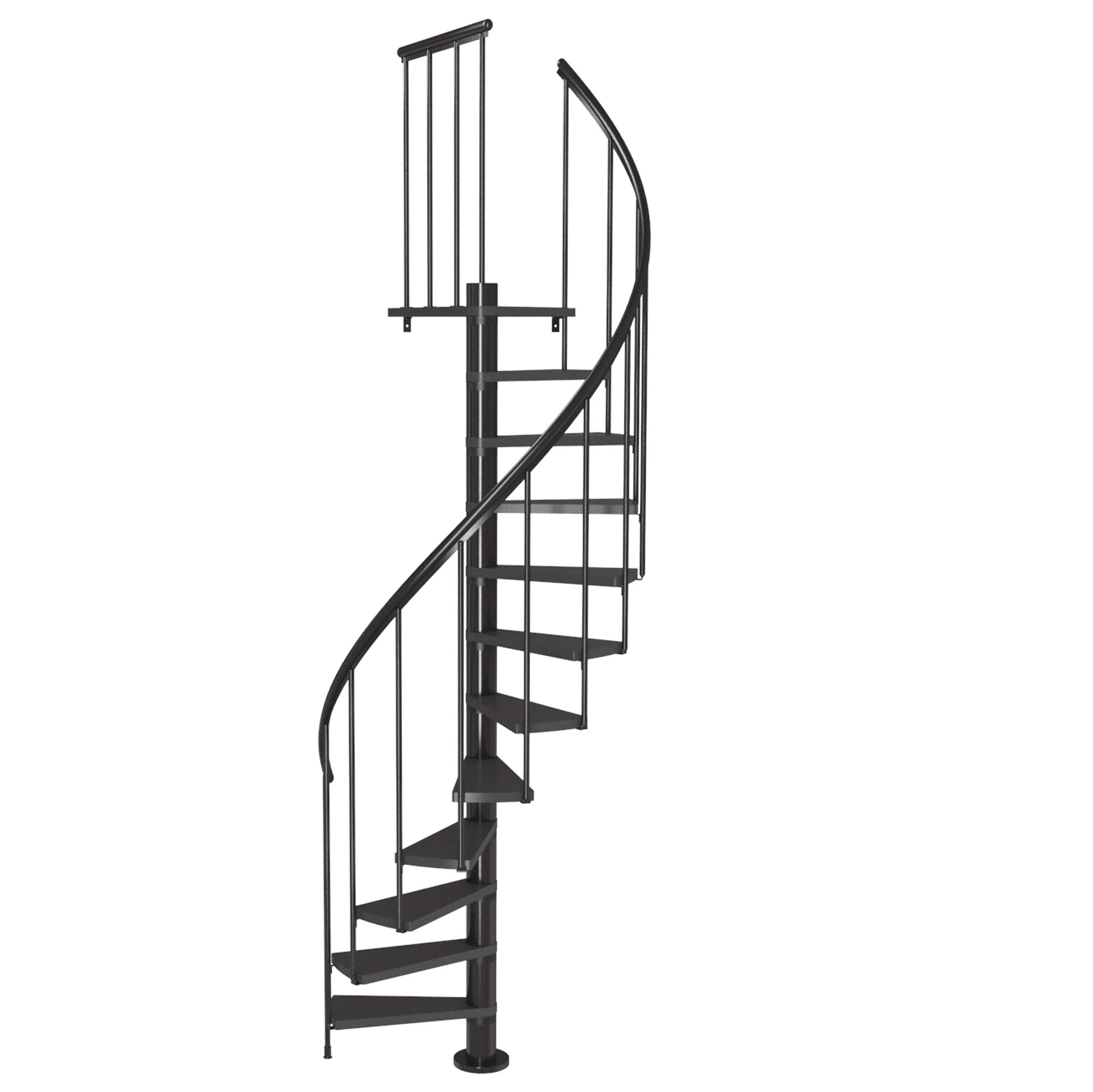 dolle-calgary-spindeltreppe-anthrazit-120-cm-wendeltreppe image 2
