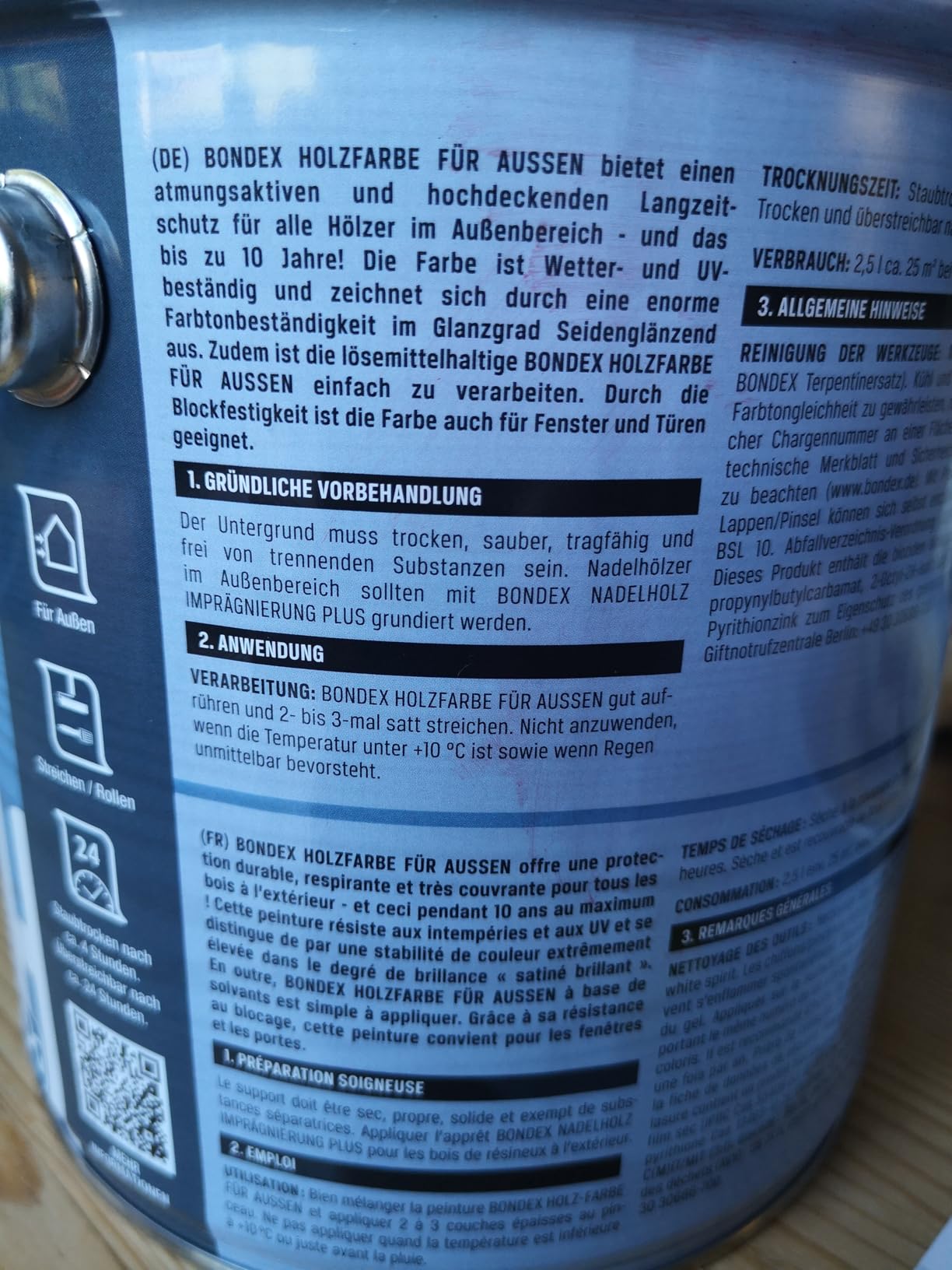 Leicht zu streichen