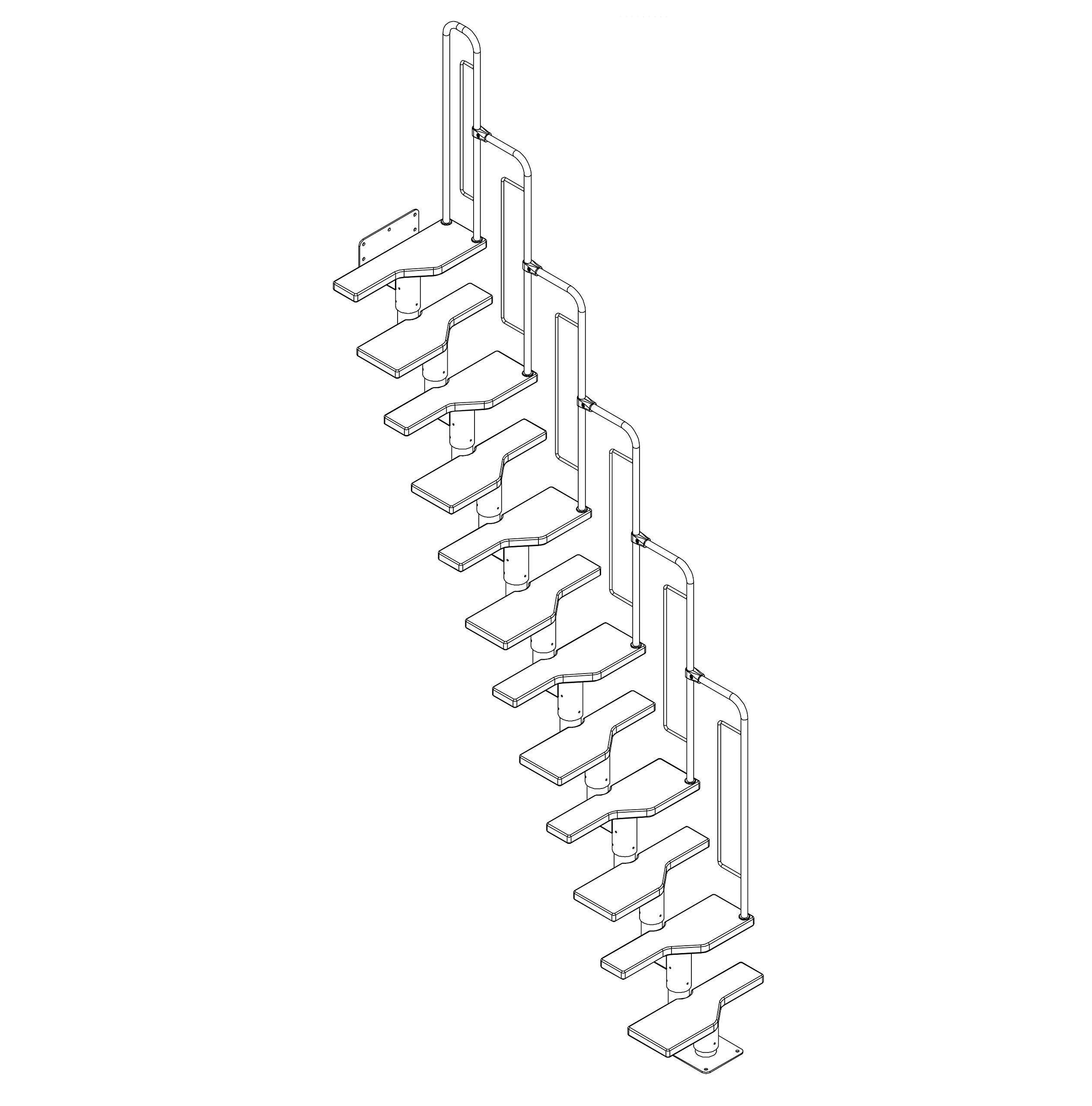 dolle-berlin-240-5-292-cm-treppe-innen-58-cm-mit-gel-nder image 8