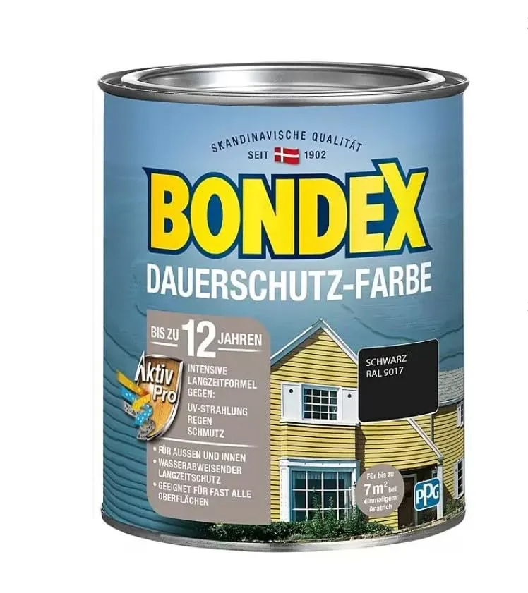 bondex-dauerschutzfarbe-holzfarbe-schwarz-2-5-l-wetterfest image 1