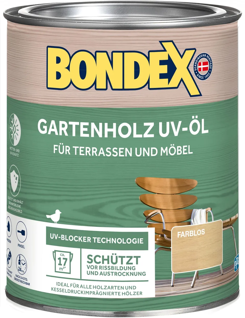 bondex-holz-l-gartenholz-uv-l-farblos-0-75-l-uv-schutz image 1