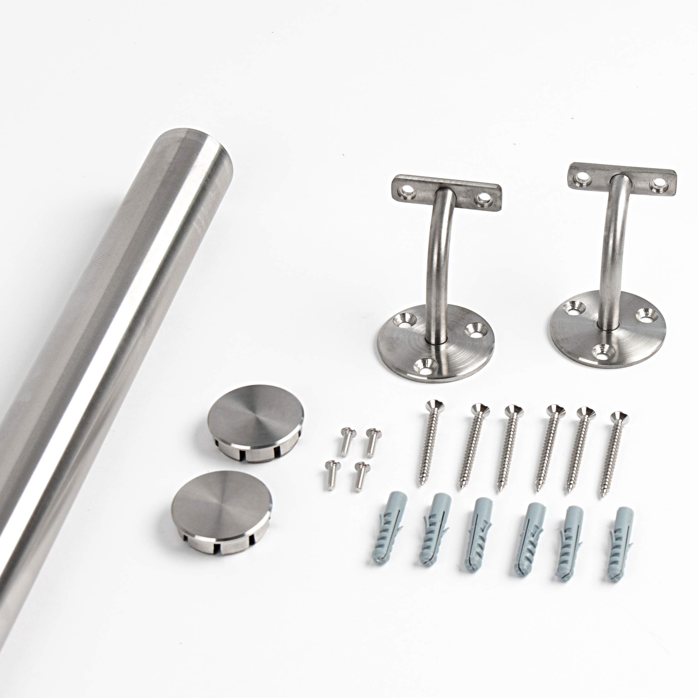 dolle-alu-fix-handlauf-edelstahl-150-cm-v2a-rostfrei-set image 2