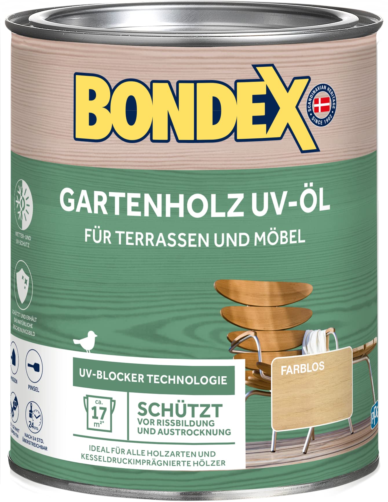 bondex-holz-l-gartenholz-uv-l-farblos-0-75-l-uv-schutz image 1