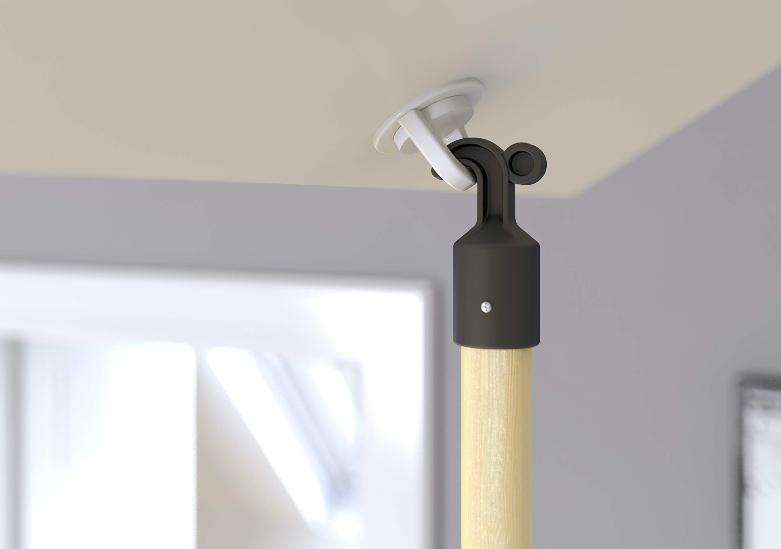 dolle-kompakt-ziehhaken-bodentreppe-80-cm-holzstab image 2