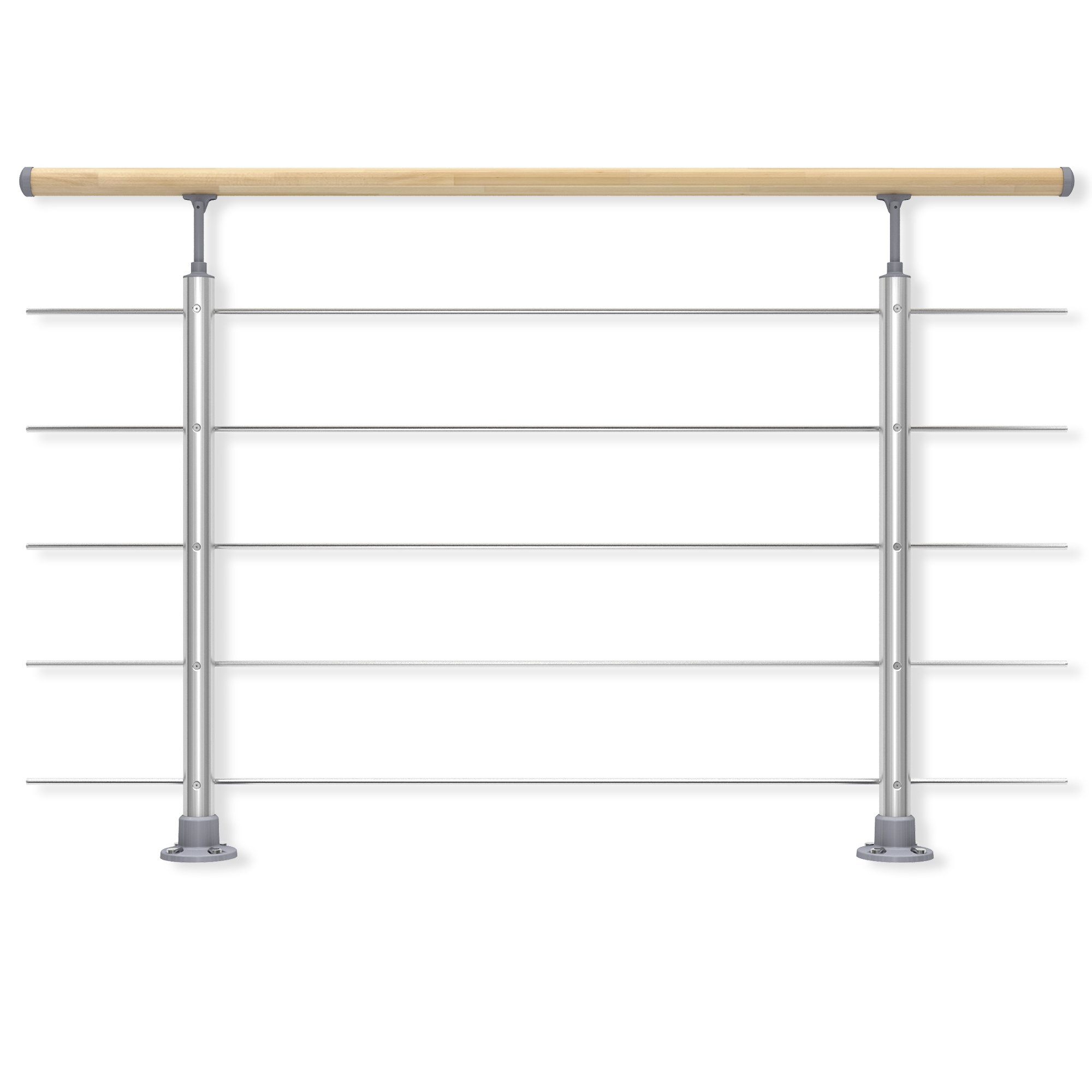 dolle-alu-fix-gel-nder-150-cm-aluminium-eiche-seitlich image 8
