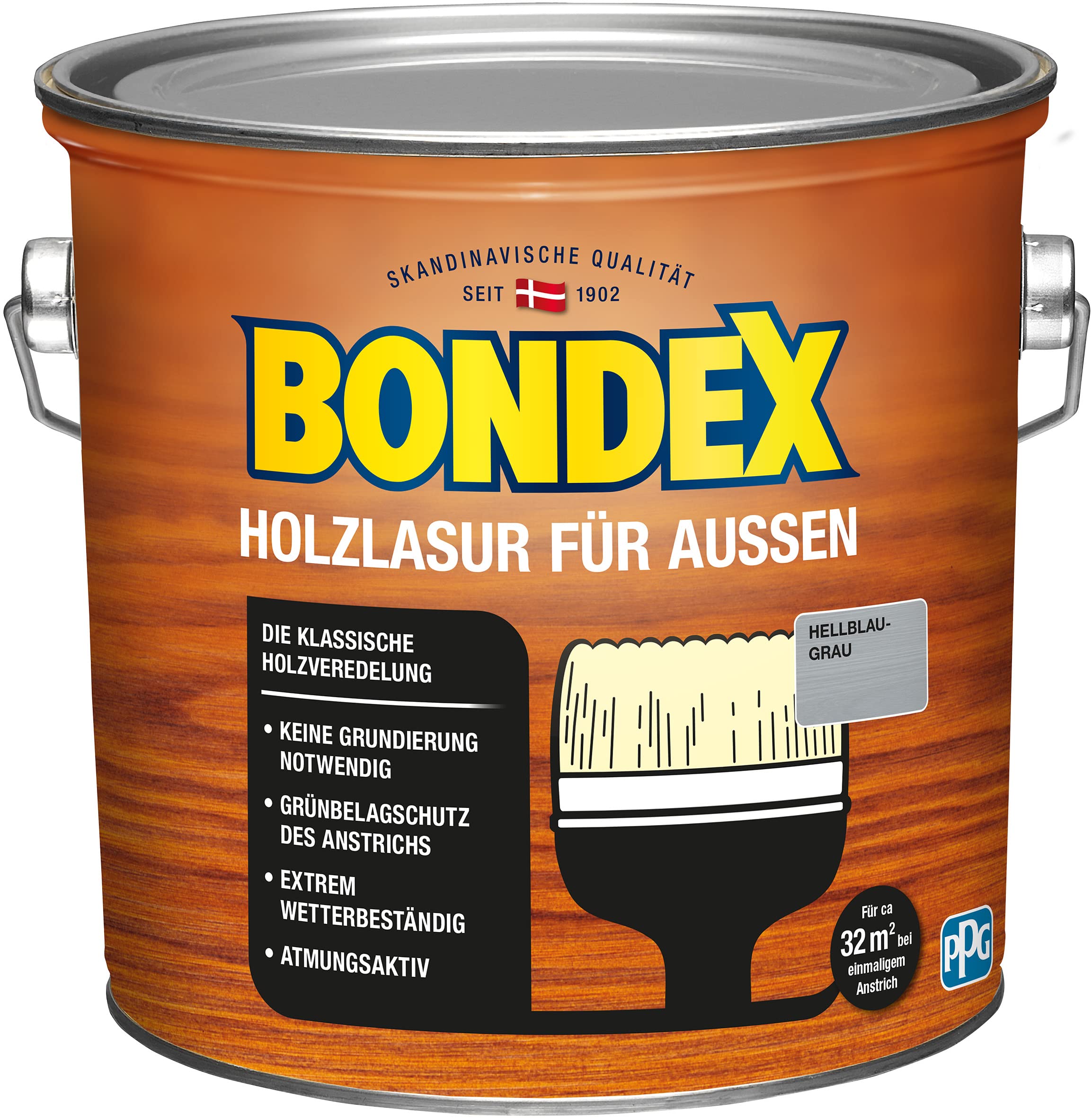 bondex-holzlasur-hellblau-grau-2-5-l-holzschutzlasur image 1