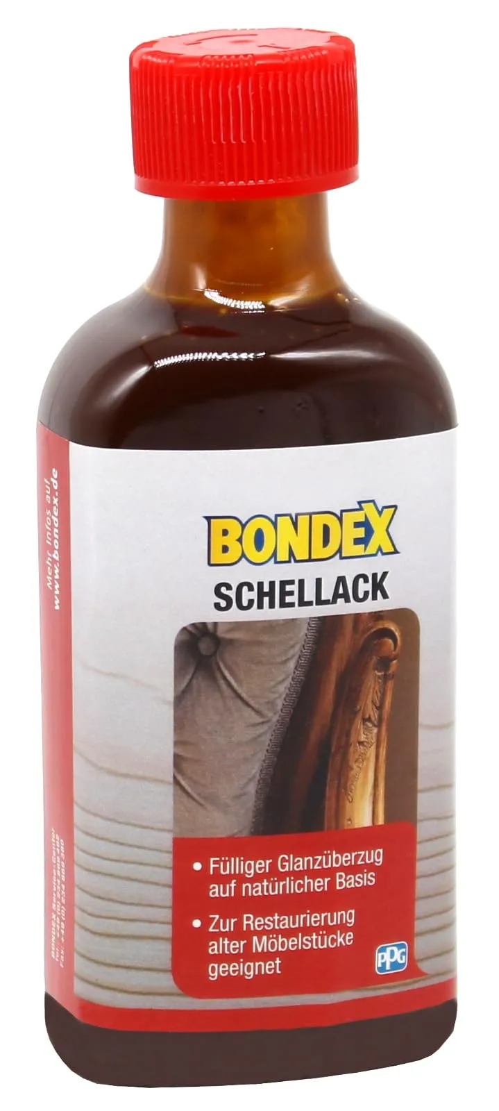 bondex-holzlack-schellack-farblos-gl-nzend-0-25-l-wasserabweisend image 1