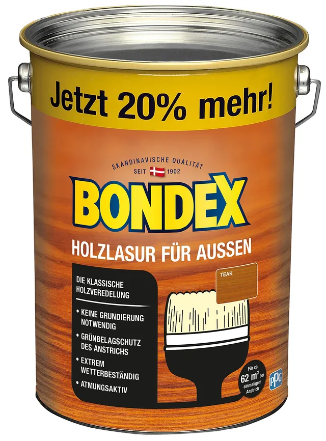 bondex-holzlasur-teak-holzschutzlasur-4-8-l-seidenmatt image 1