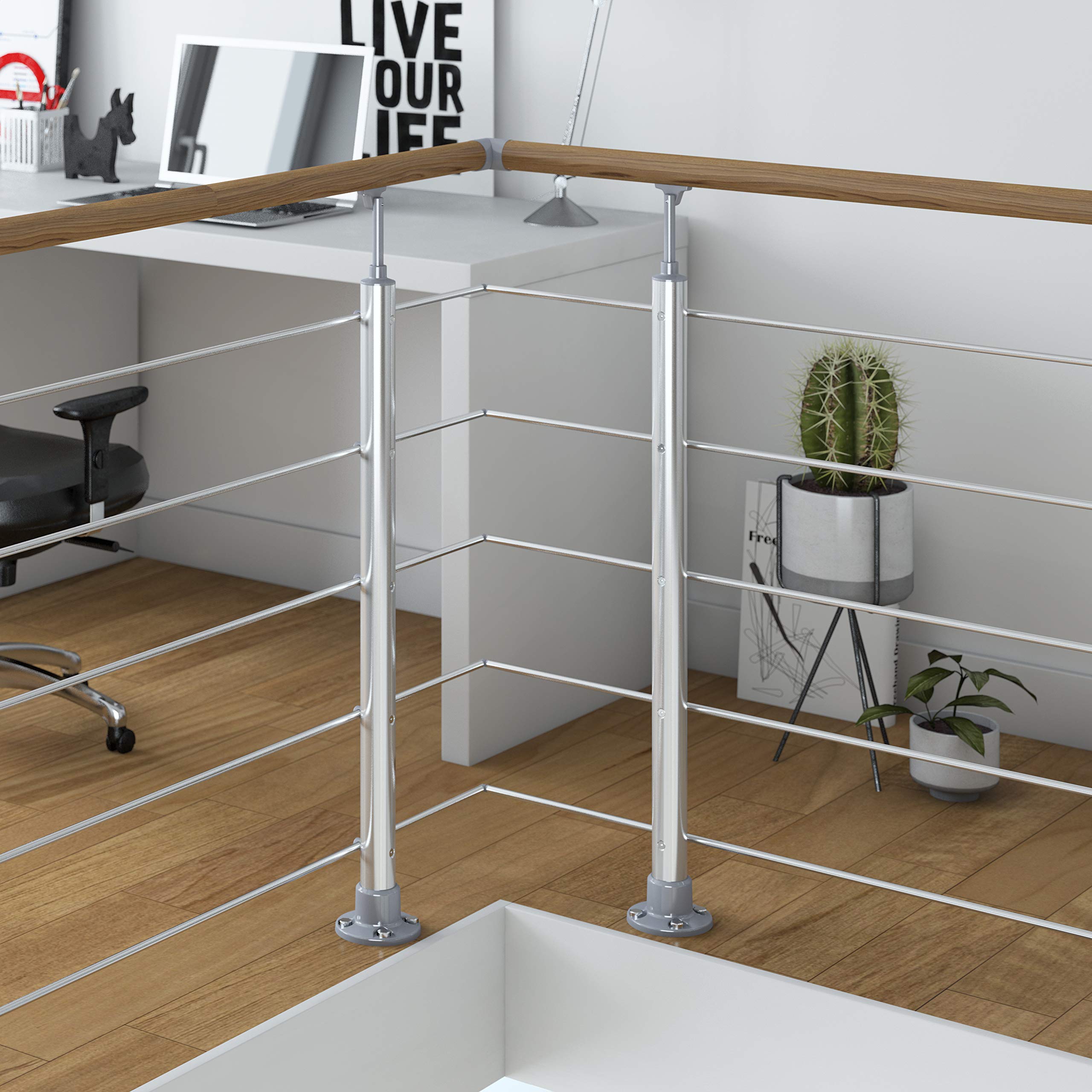 dolle-alu-fix-gel-nder-150-cm-aluminium-eiche-seitlich image 6