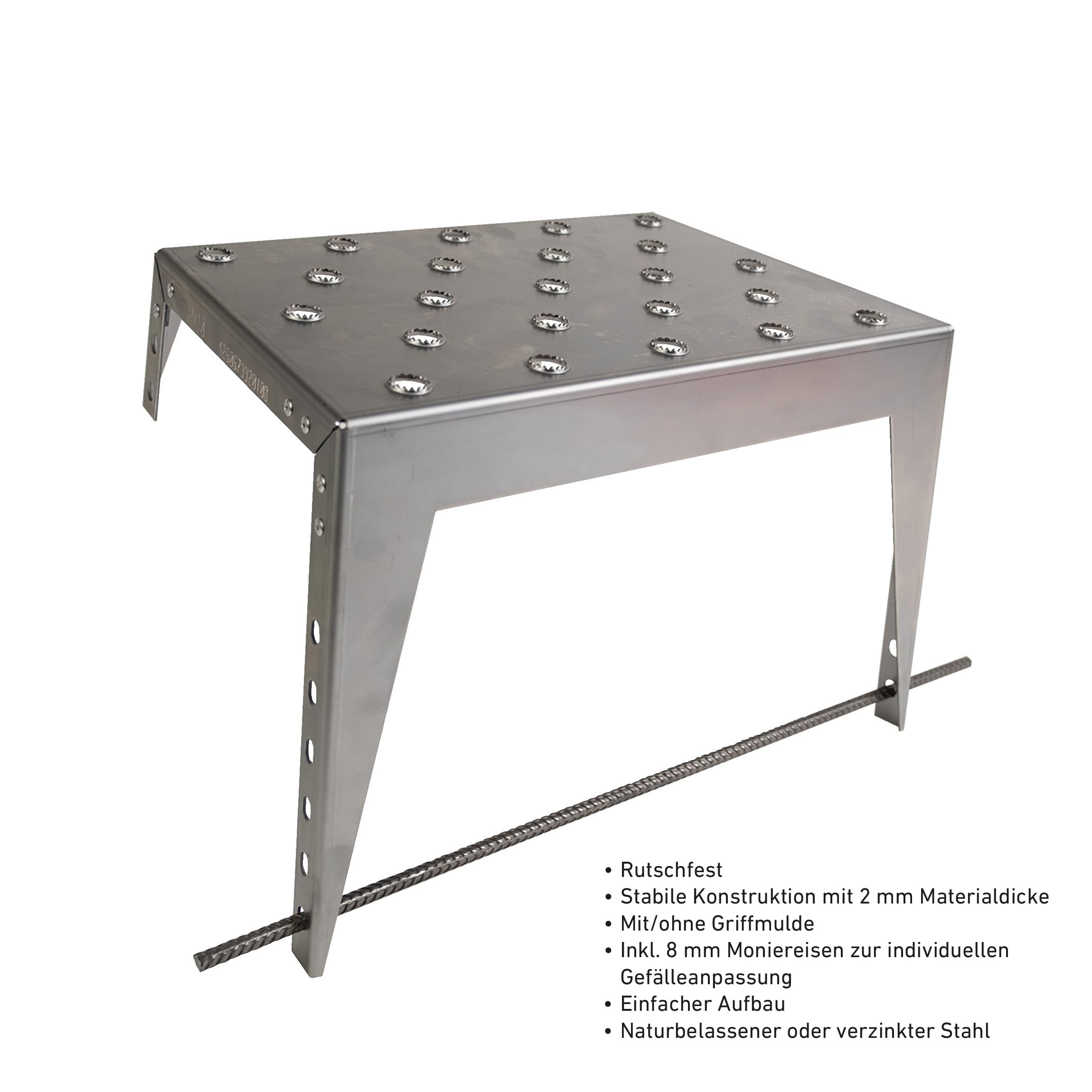 dolle-gardentop-hangstufe-25x36-5cm-stahl-roh image 2