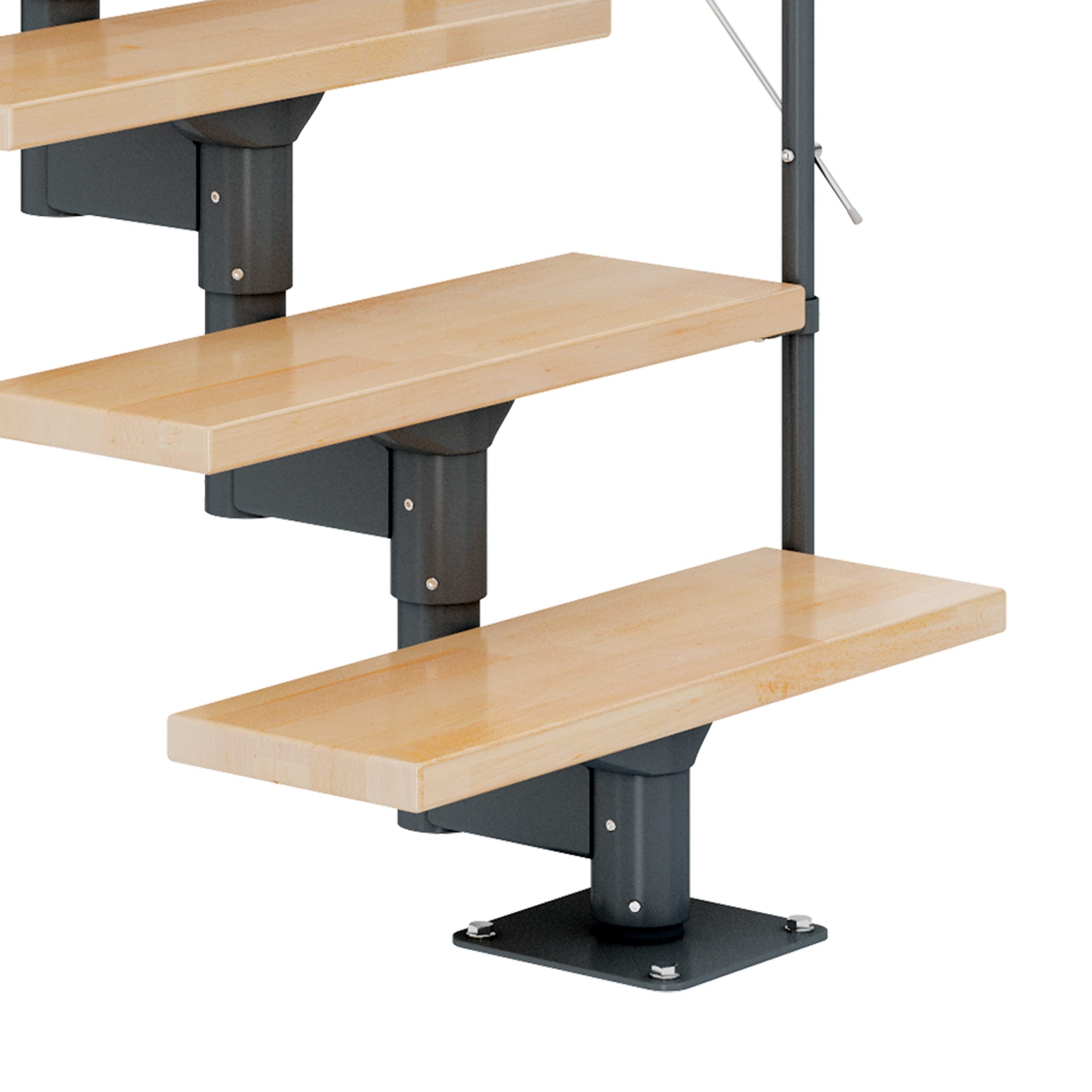 dolle-boston-1-4-gewendelt-mittelholmtreppe-anthrazit-70-cm image 2