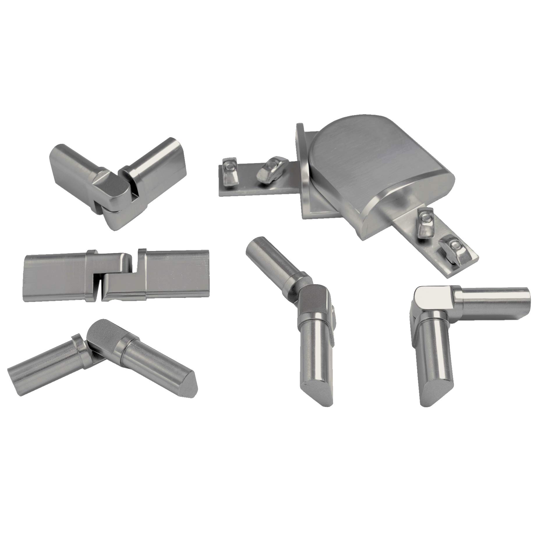 dolle-alu-fix-eckverbinder-set-aluminium-90-180-dark-grey image 1