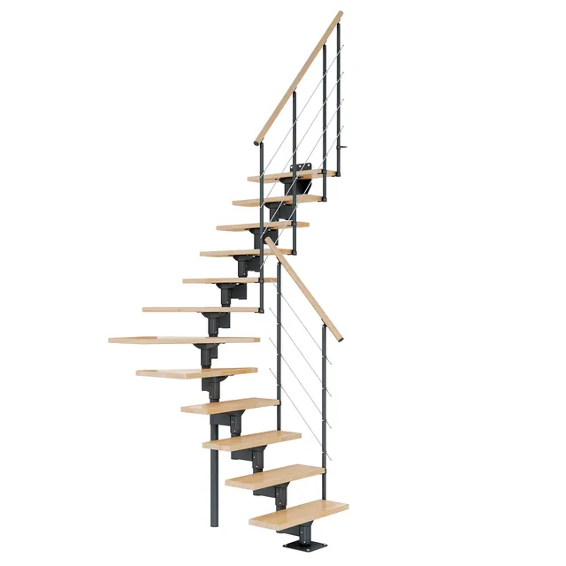dolle-boston-1-4-gewendelt-mittelholmtreppe-anthrazit-70-cm image 1