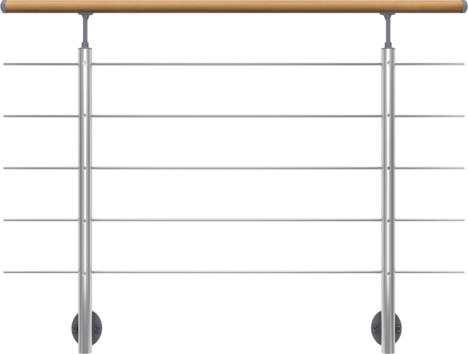 dolle-alu-fix-gel-nder-150-cm-aluminium-eiche-seitlich image 1