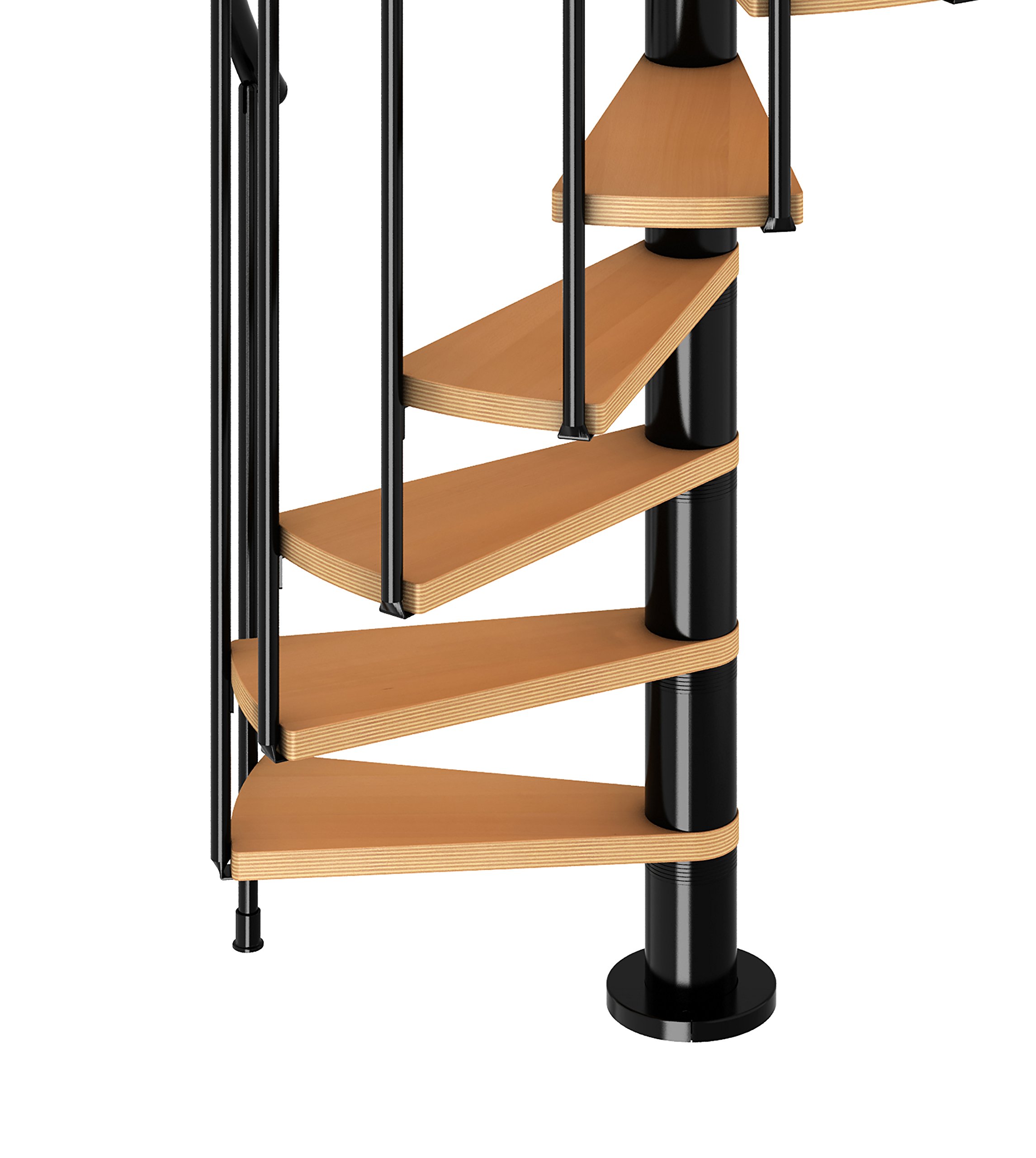 dolle-calgary-spindeltreppe-anthrazit-buche-120-cm-bausatz image 5