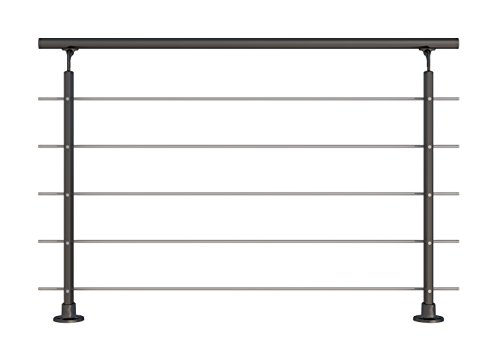 dolle-alu-fix-gel-nder-set-anthrazit-150-cm-aufgesetzte-montage image 7