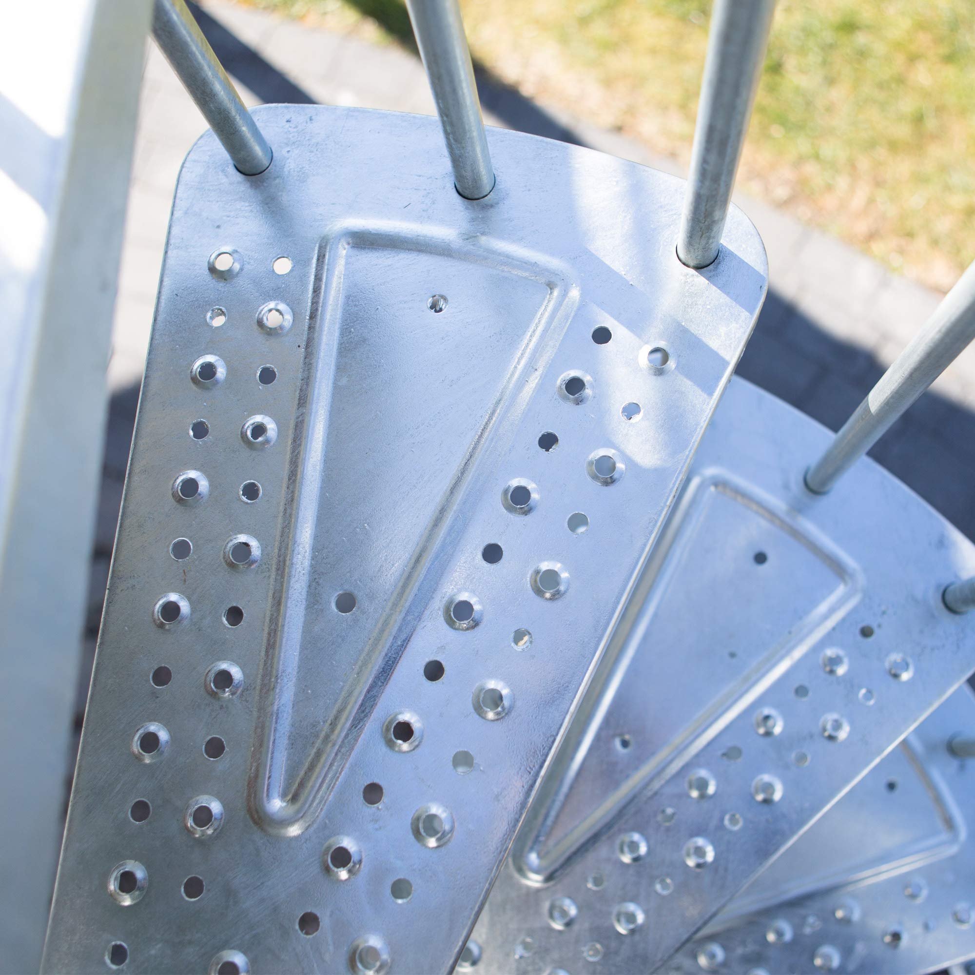 dolle-gardentop-spindeltreppe-metall-155-cm-246-282-cm-verzinkt image 4