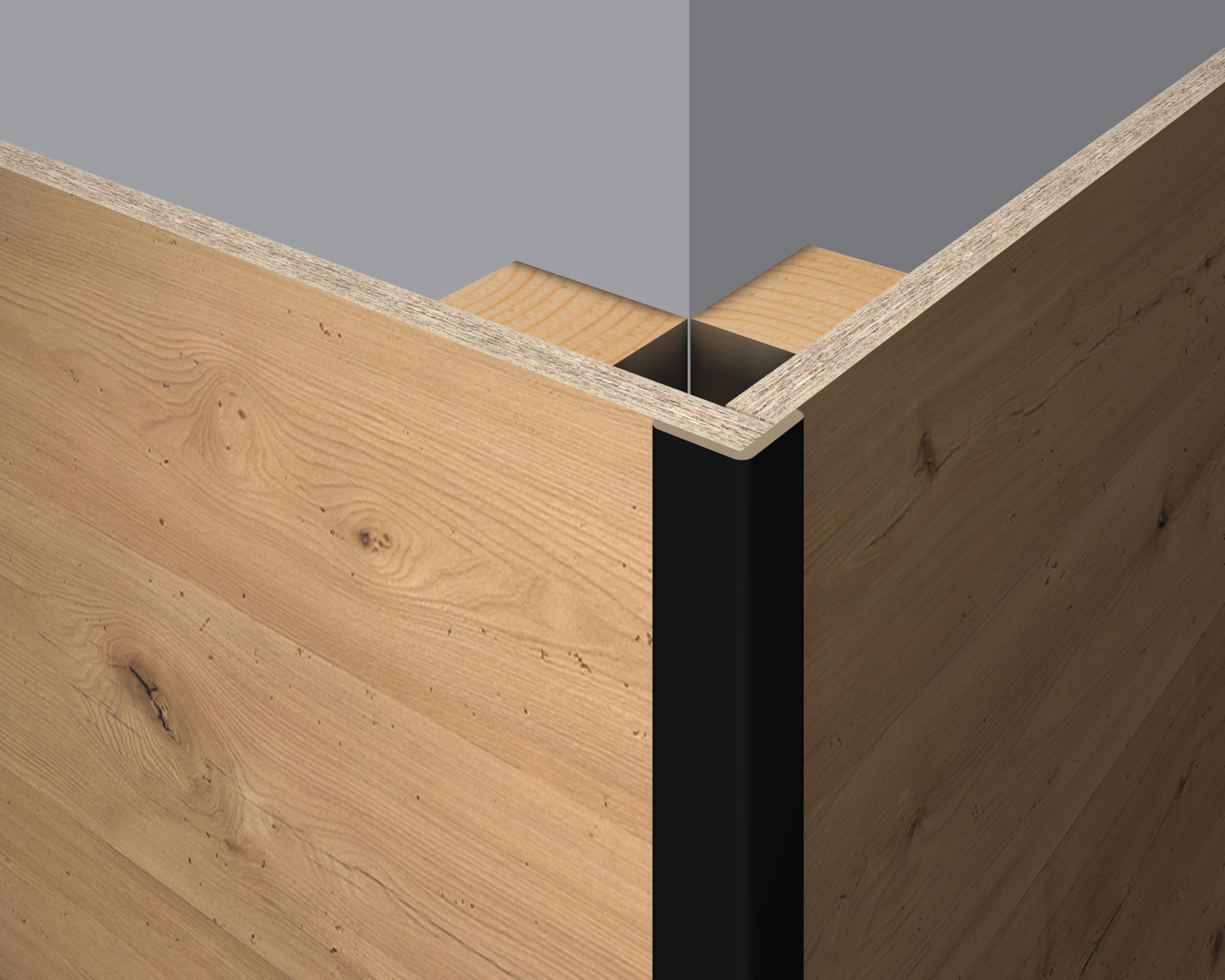 egger-decowall-fl537-faltleiste-schwarz-2400-mm-uni image 1