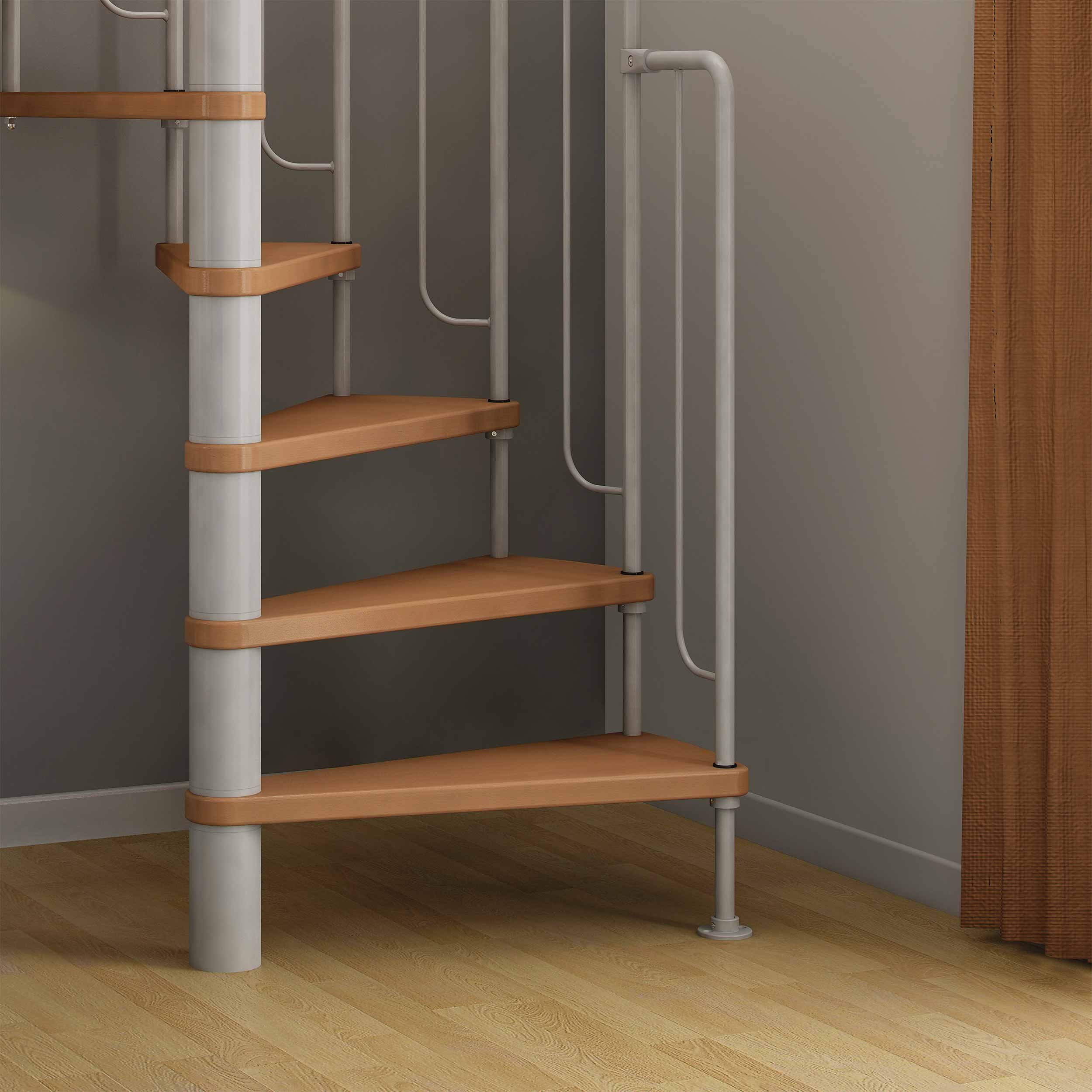 dolle-barcelona-spindeltreppe-wei-buche-138-cm-bausatz image 2