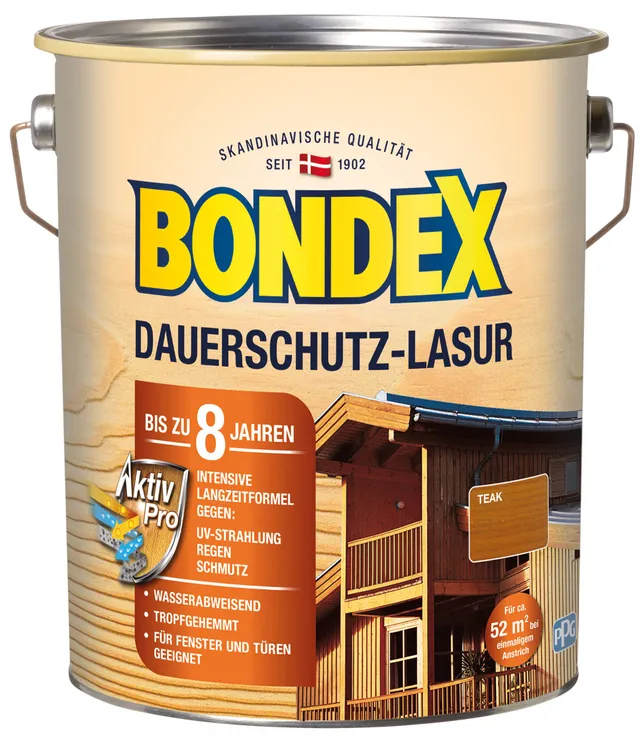 bondex-holzlasur-dauerschutz-teak-4-l-uv-schutz image 1