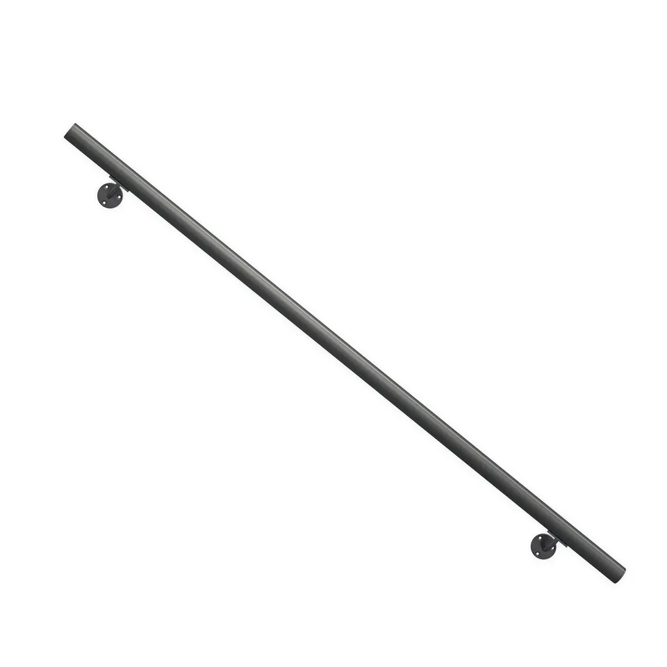 dolle-alu-fix-handlauf-aluminium-anthrazit-150-cm-set image 1