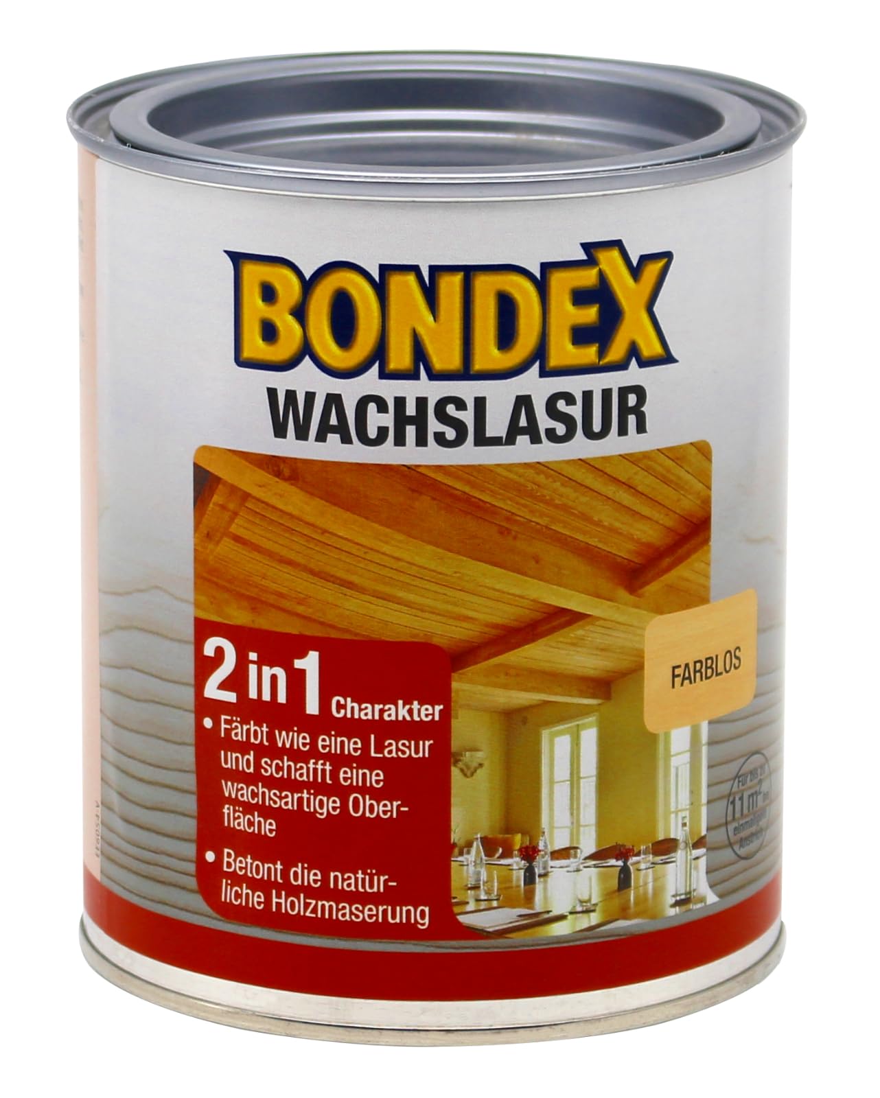 bondex-holzwachs-352671-wachslasur-farblos-0-75-l-wasserbasiert image 1