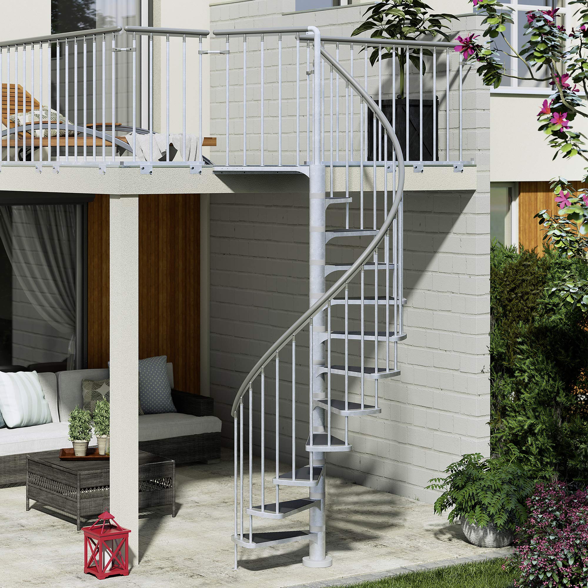dolle-gardentop-gardenspin-spindeltreppe-125cm-16-stufen image 2