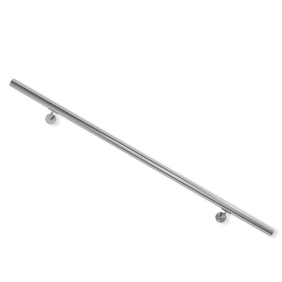 dolle-alu-fix-handlauf-edelstahl-150-cm-v2a-rostfrei-set image 1