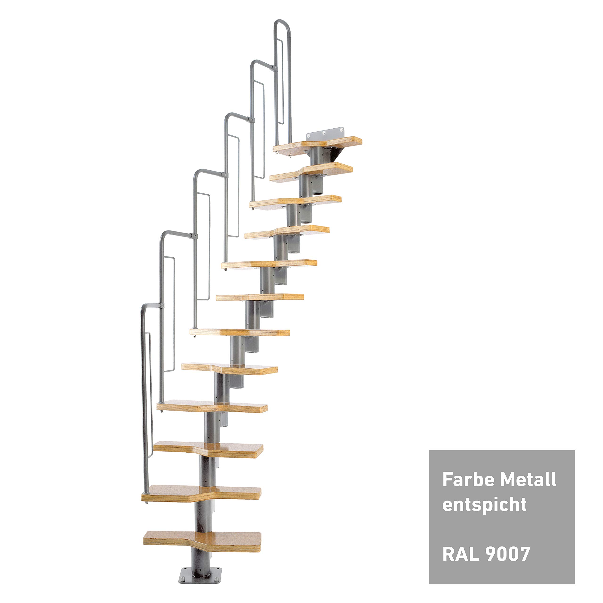 dolle-berlin-240-5-292-cm-treppe-innen-58-cm-mit-gel-nder image 2