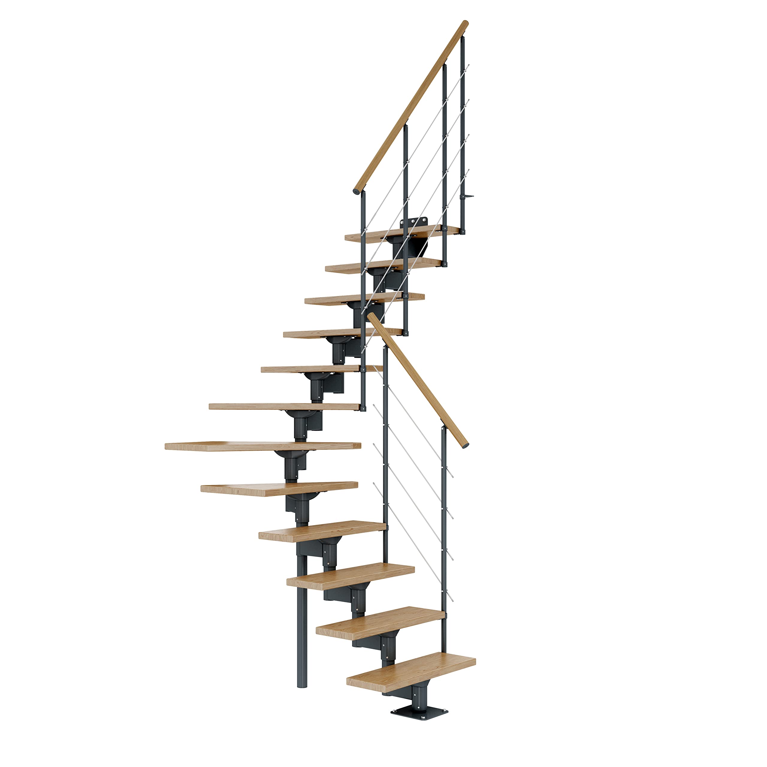 dolle-boston-1-4-gewendelt-mittelholmtreppe-anthrazit-70-cm image 8