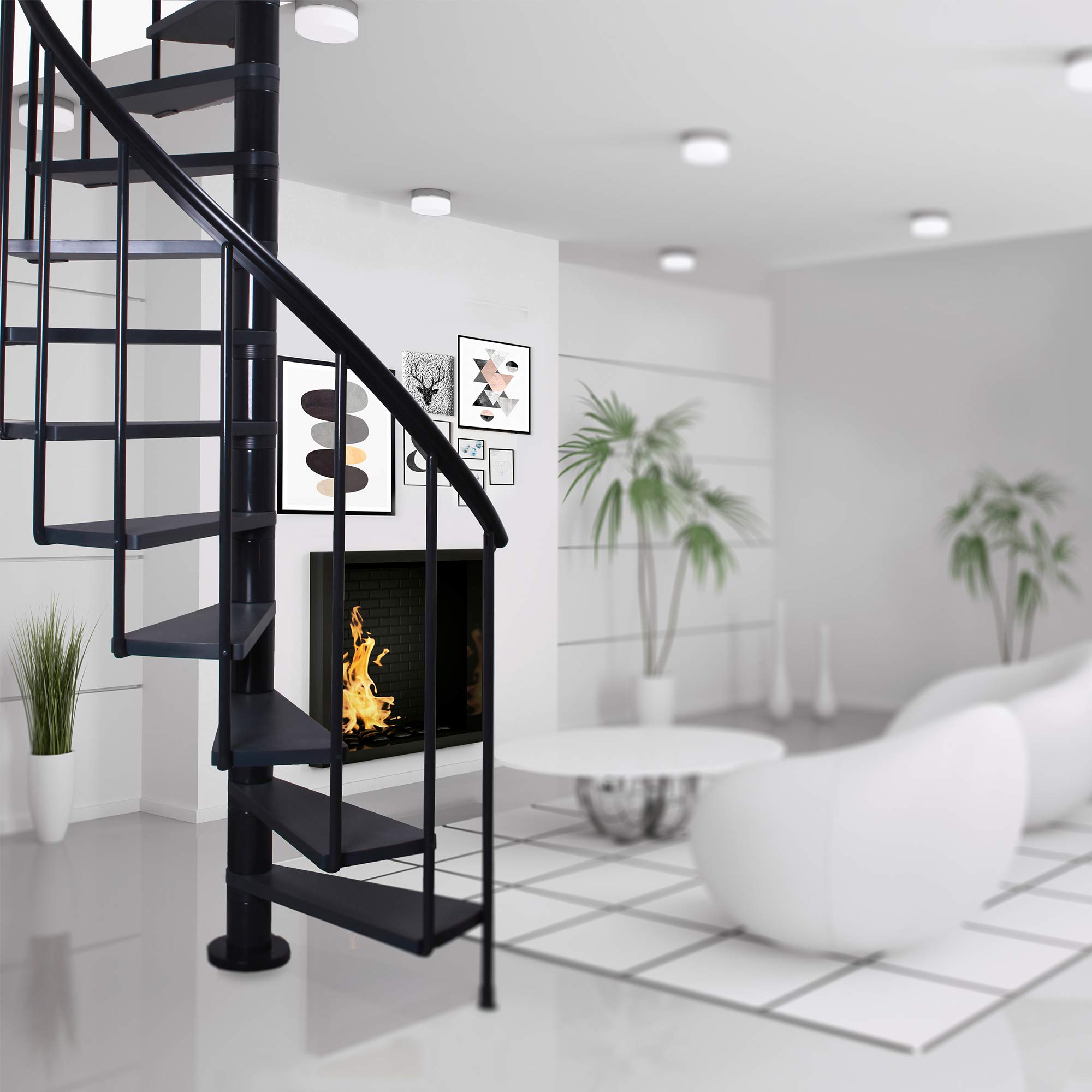 dolle-calgary-spindeltreppe-anthrazit-120-cm-wendeltreppe image 7