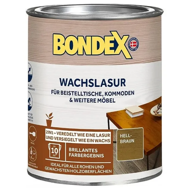 bondex-holzwachs-wachslasur-hellbraun-0-75l image 1