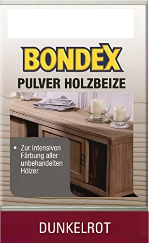 bondex-vorbehandlung-352529-pulverbeize-dunkelrot-12-5-g-mischbar image 1