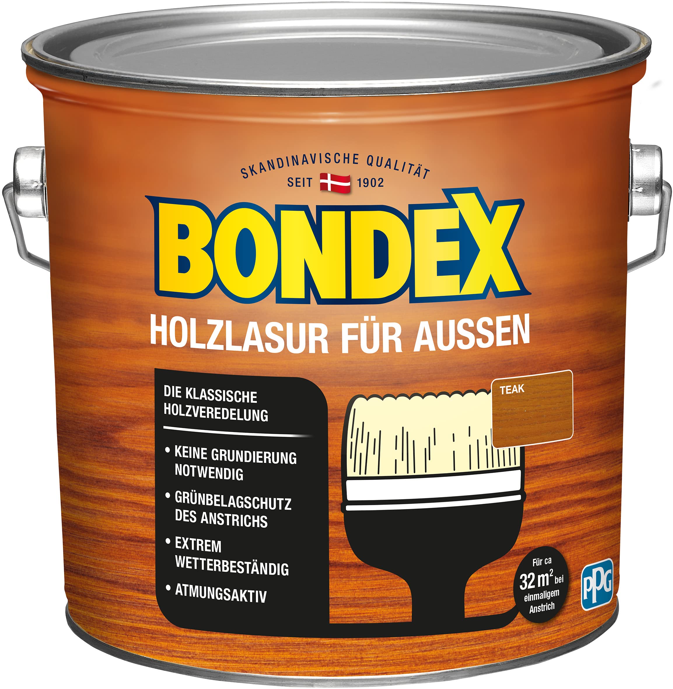 bondex-holzlasur-teak-2-5-l-lasur-seidenmatt image 1