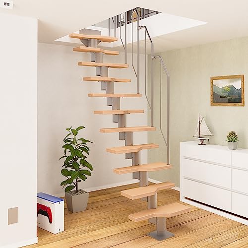 dolle-berlin-treppe-innen-buche-58cm-222-276cm-mit-gel-nder image 8